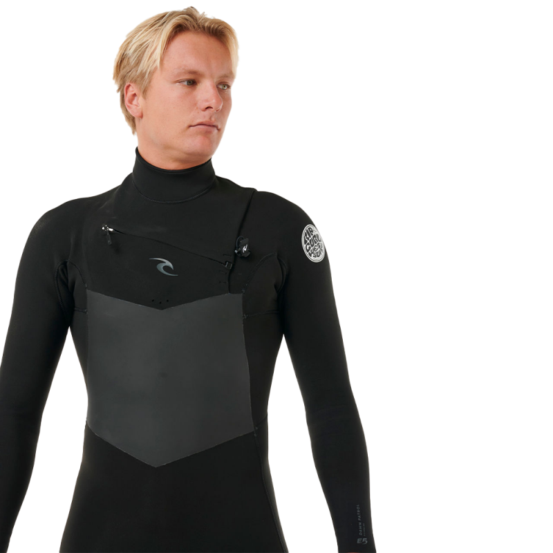 COMBINAISON RIP CURL DAWN PATROL 4/3 FRONTZIP NOIR
