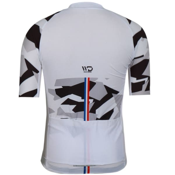 Maillot vélo WEAR DESIGN MAILLOT CAMO WHITE/BLACK