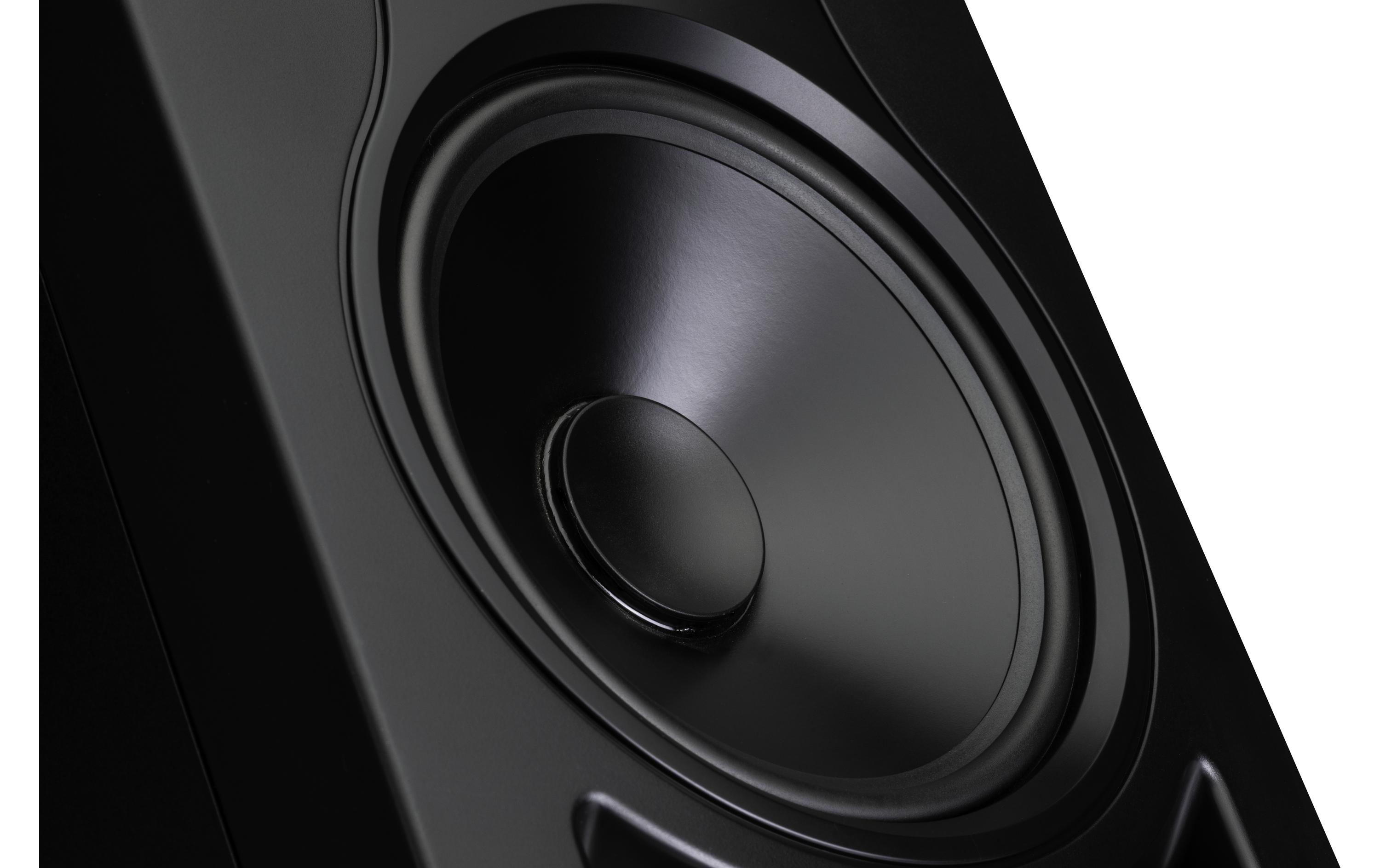 Studiomonitor IN-8 2nd Wave 140 W, Schwarz<br>Aktiver 3-Wege-Studiomonitor der 2. Generation