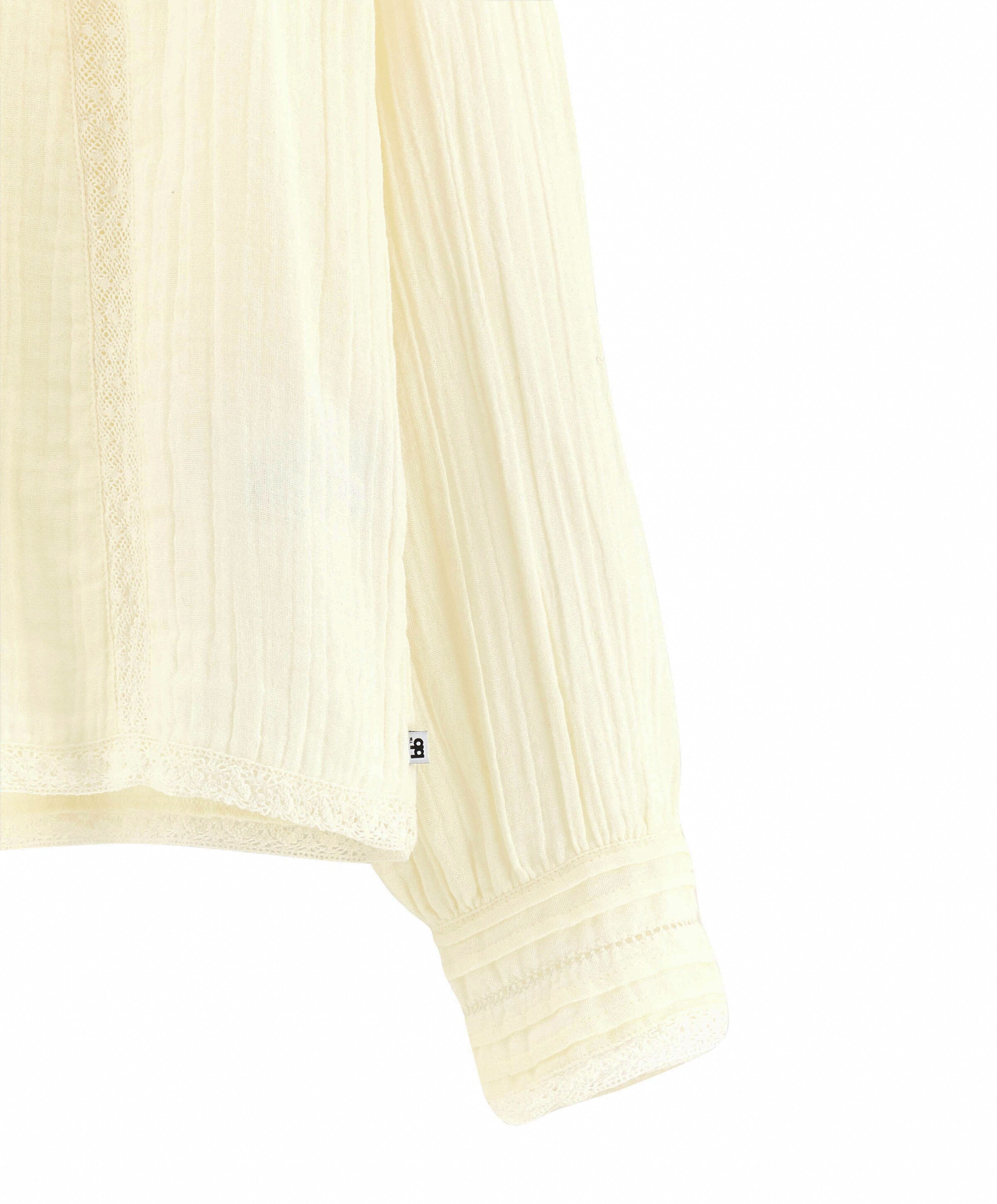 Bellerose Meisjes blouse lange mouw ecru