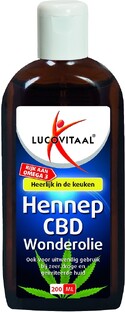 Lucovitaal Hennep CBD Huidwonder olie 200ML