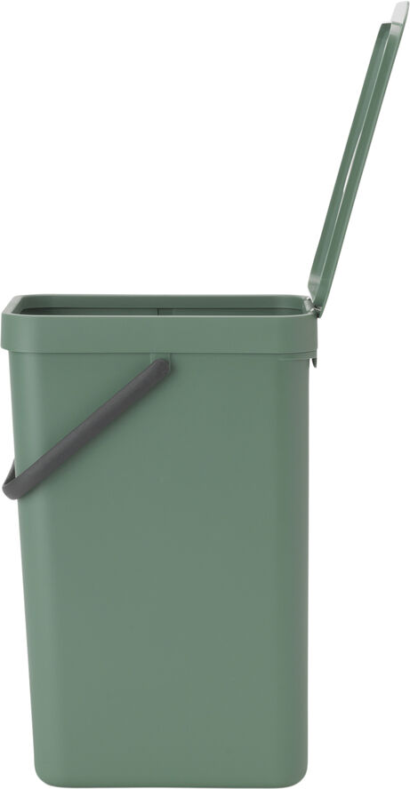 Brabantia Affaldsspand m/låg sort. kon. 16 lt Fir green