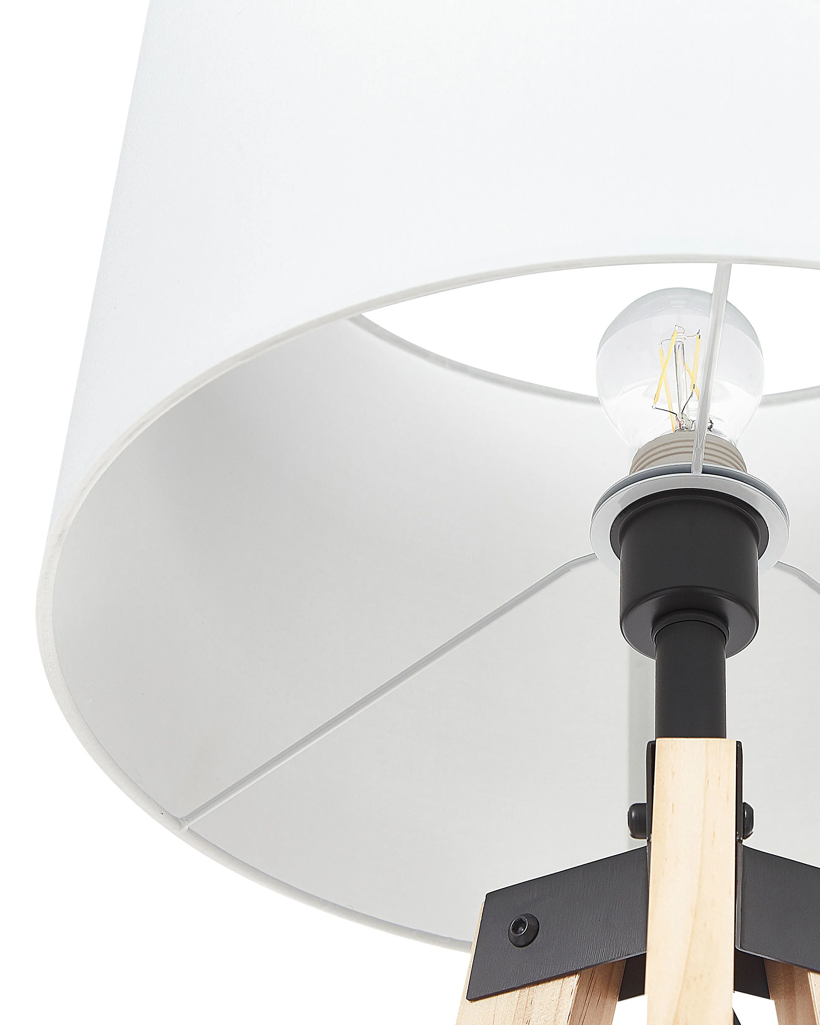 Staande lamp BLUFF Dennenhout Wit