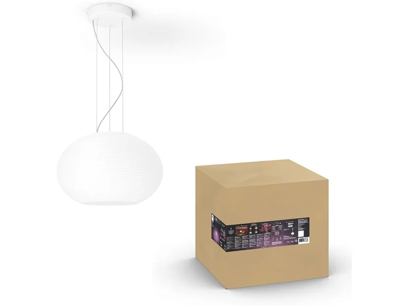 Philips Hue White Color Ambiance Flourish  Pendel - Hvid BT