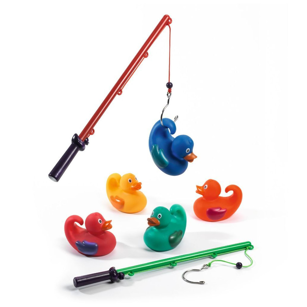 Jeu d'Adresse - La Pêche aux Canards Arc en Ciel - 5 Canards