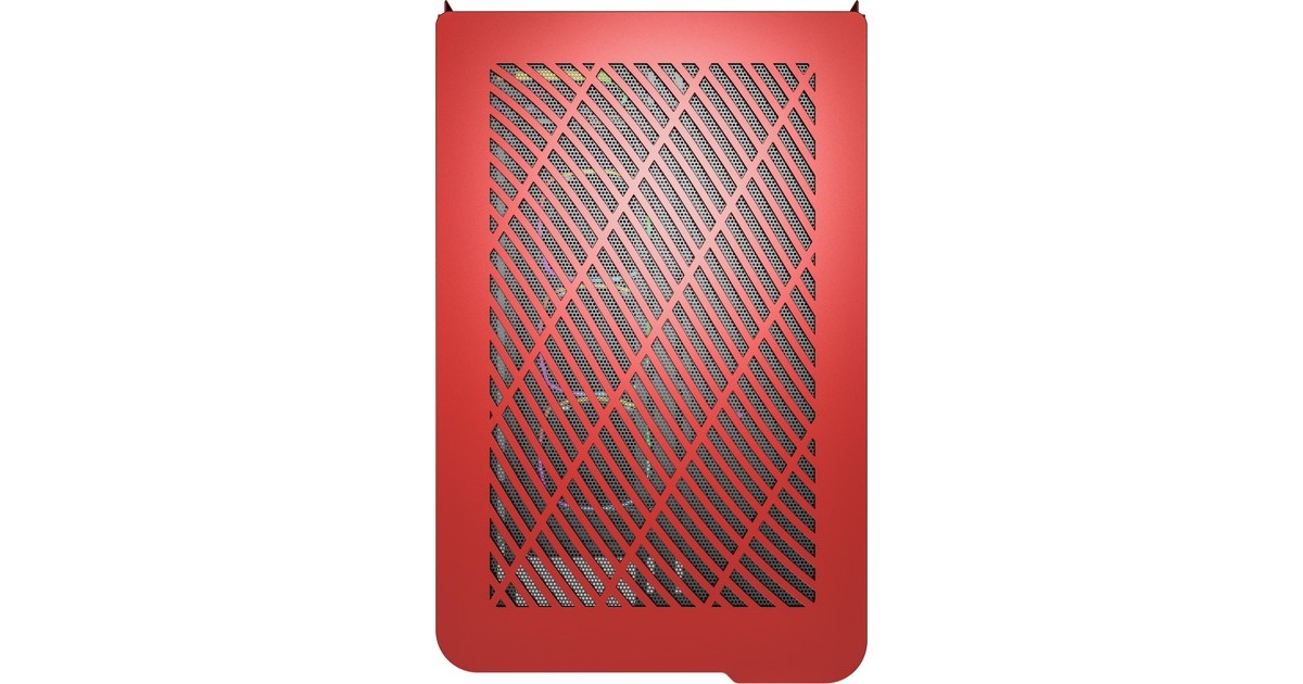 MontechKING 95 PRO midi tower behuizing  (Rood | 2x USB-A | 1x USB-C | RGB | Tempered Glass)