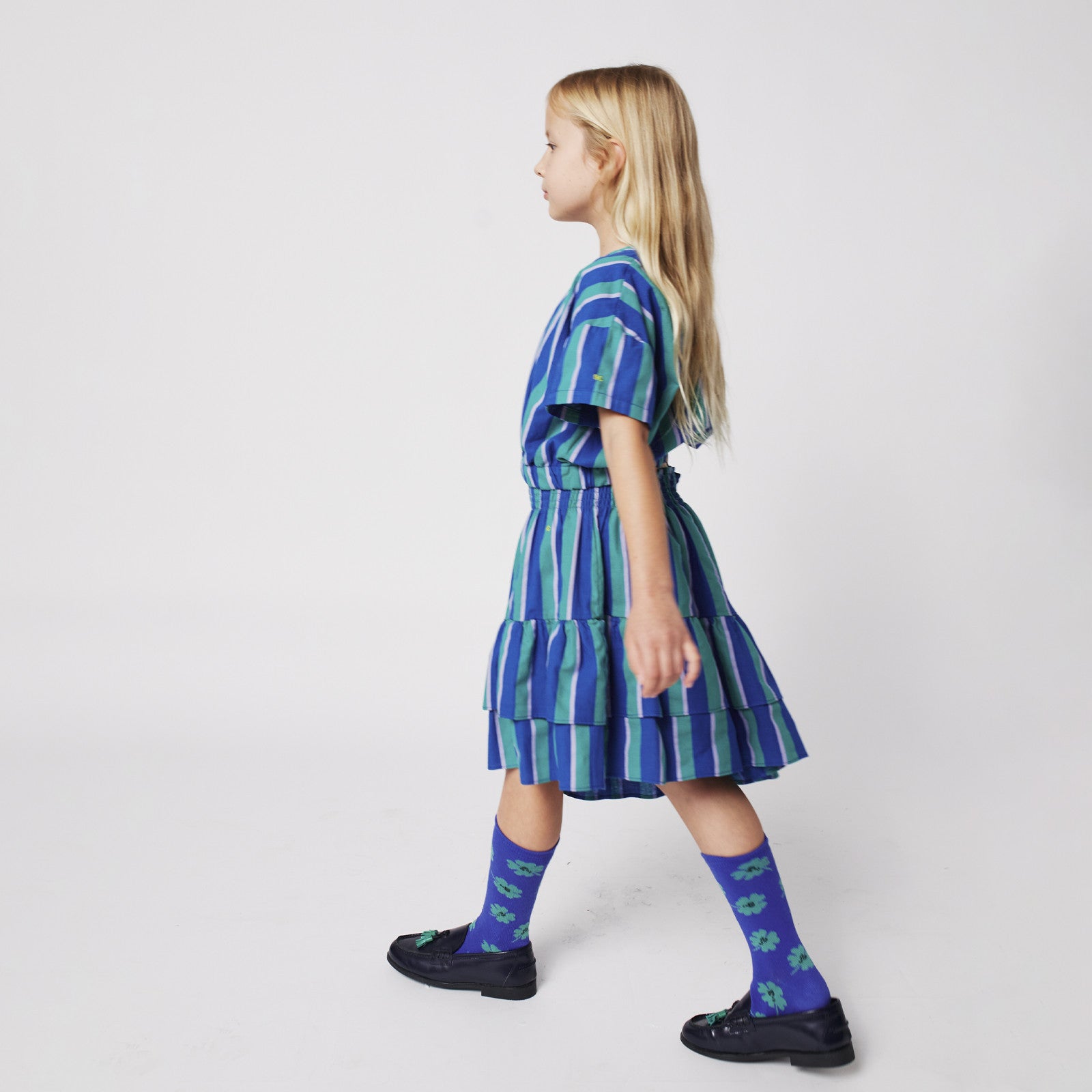 Rock Striped Midi Blue