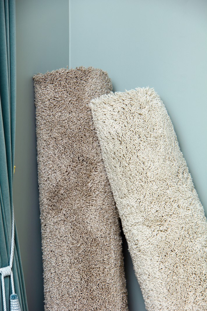 Mellow gulvteppe 160x230 160x230cm. Beige resirkulert garn.