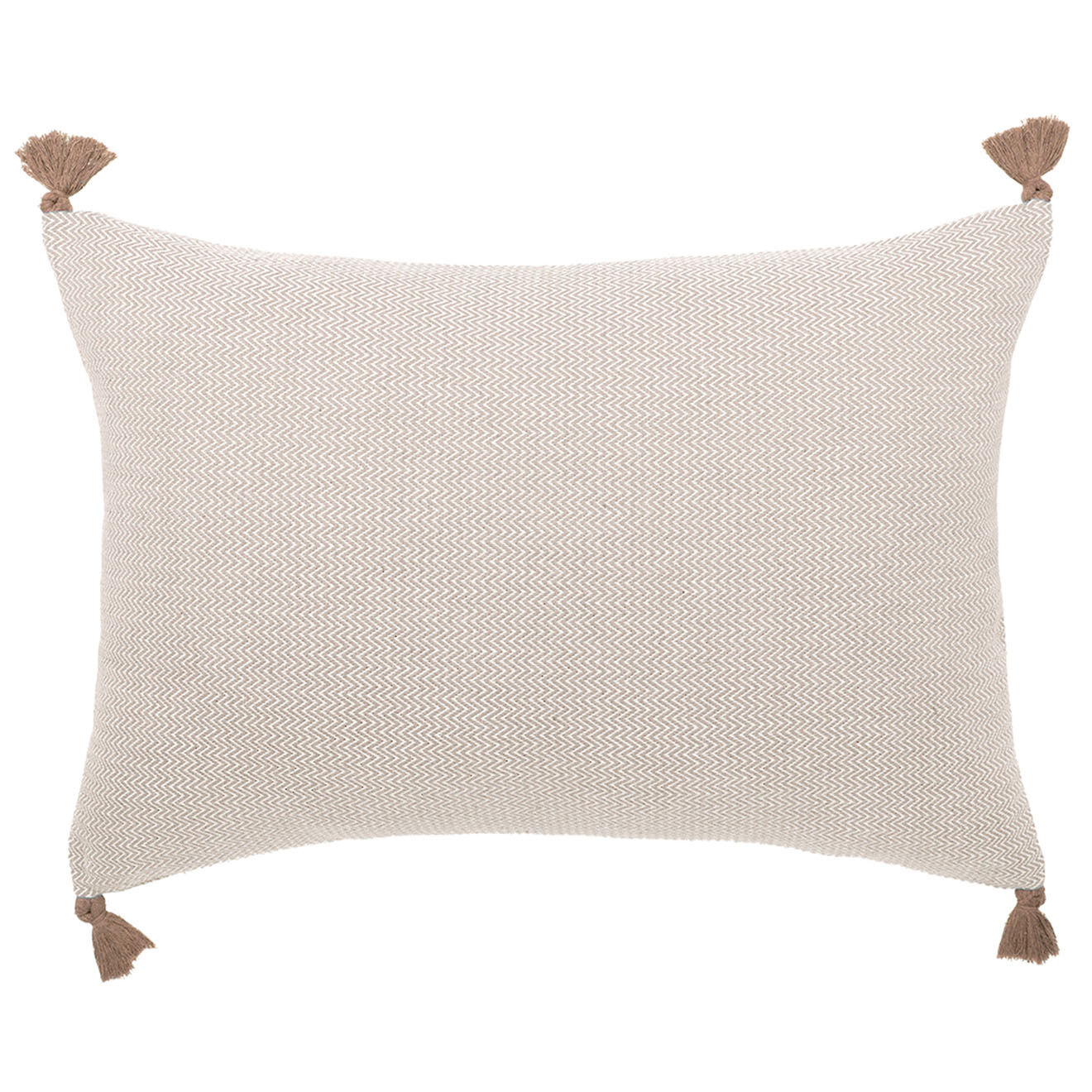 Febronie Housse de coussin Stockholm taupe - 60x40 cm