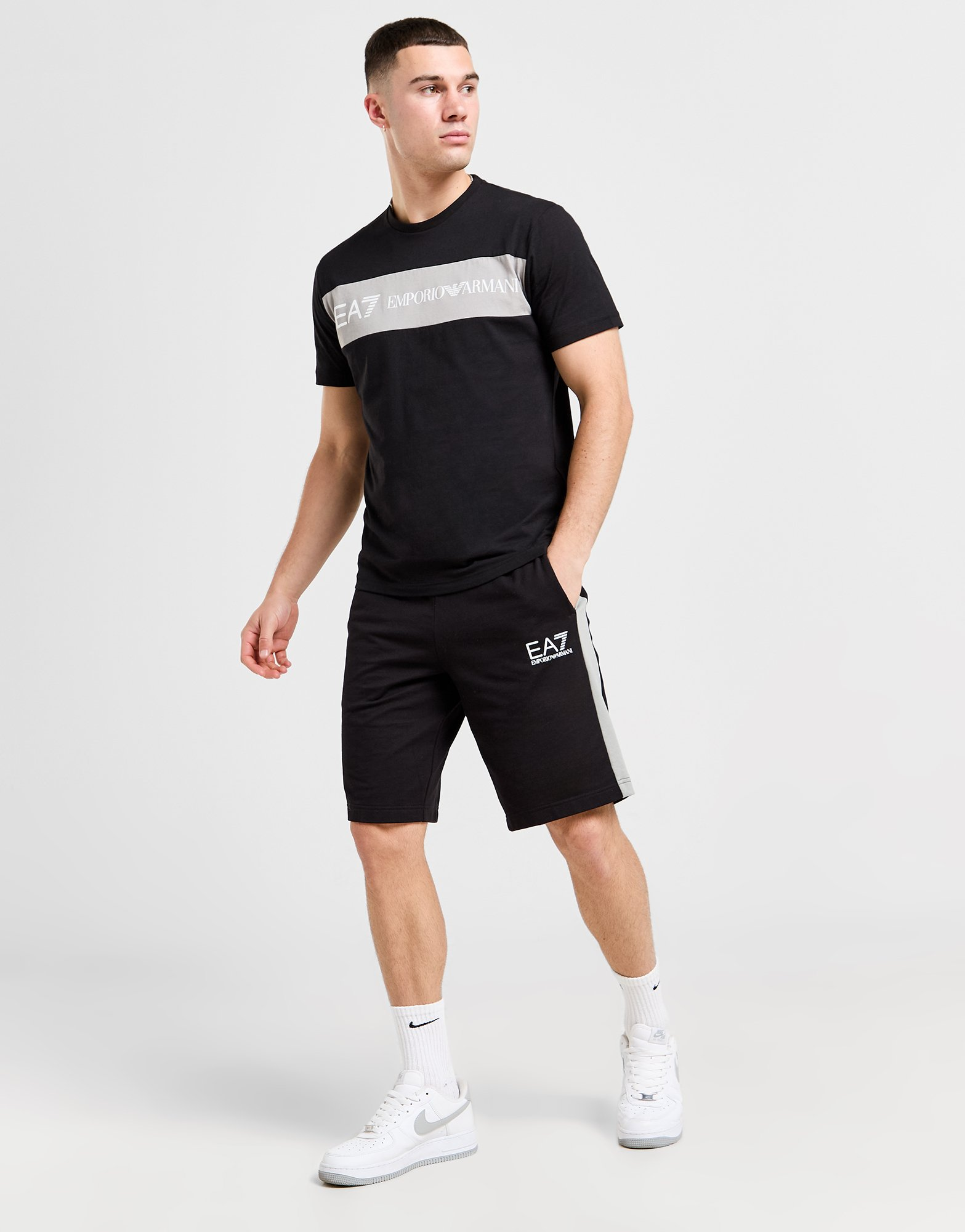 Emporio Armani EA7 T-shirt Colour Block Homme