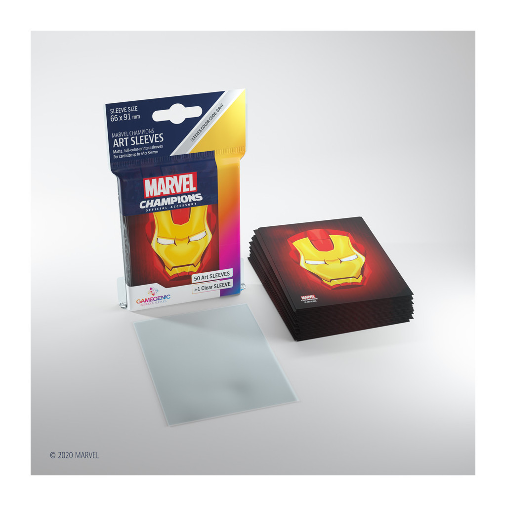 Gamegenic - Marvel Champions Art Sleeves - Iron Man