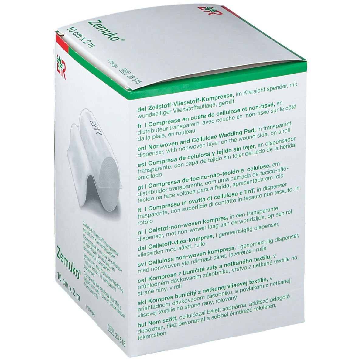 Zemuko Kompresse gerollt 2 m x 10 cm 23515