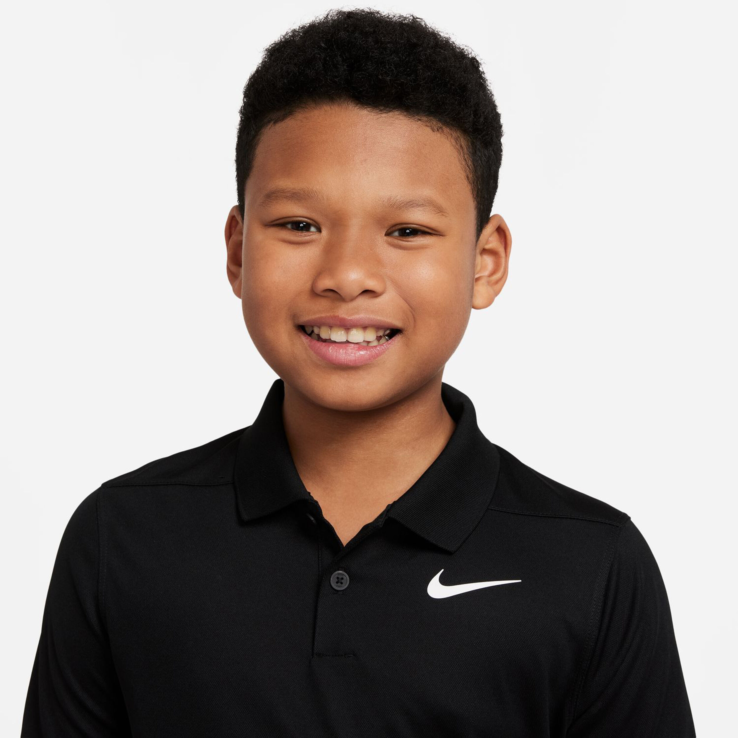 Nike Dri-Fit Victory Polo Garçons - Noir , Blanc
