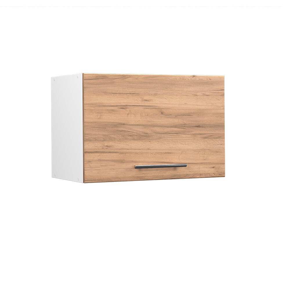 Vicco Hängeschrank Küchenschrank Küchenmöbel Fame-Line Weiß Eiche modern 60 cm Küche Einbauküche Hängeschrank Klapptür Dunstabzugshaube Küchenzeile