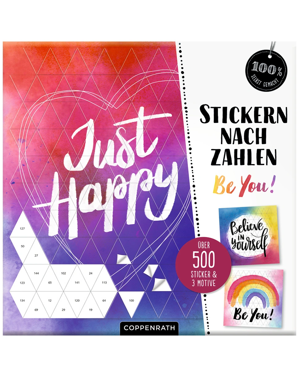 Stickern nach Zahlen 100% SELBSTGEMACHT - BE YOU!