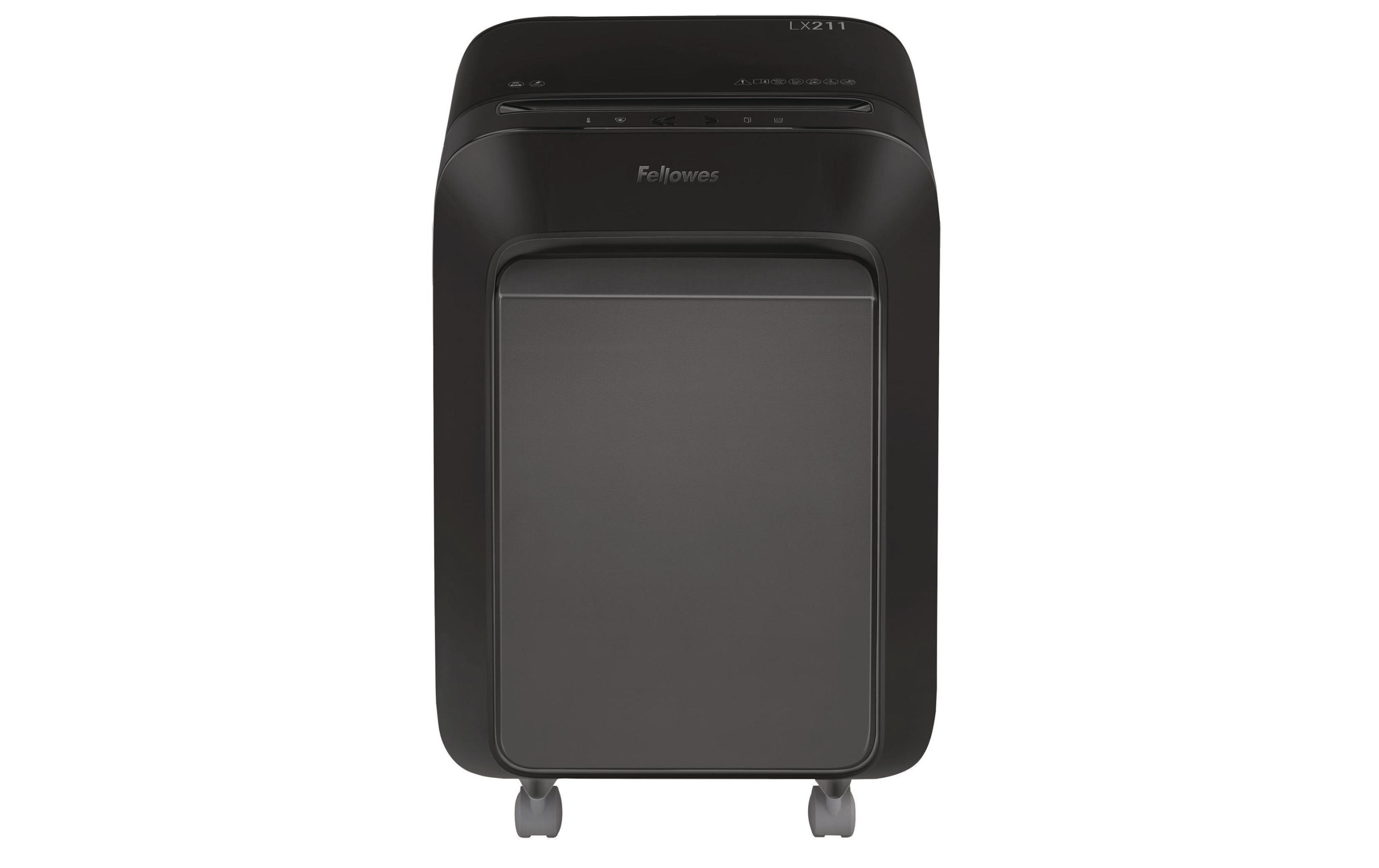 Aktenvernichter LX211 P-5, 15 Seiten, Schwarz<br>Papierschredder
