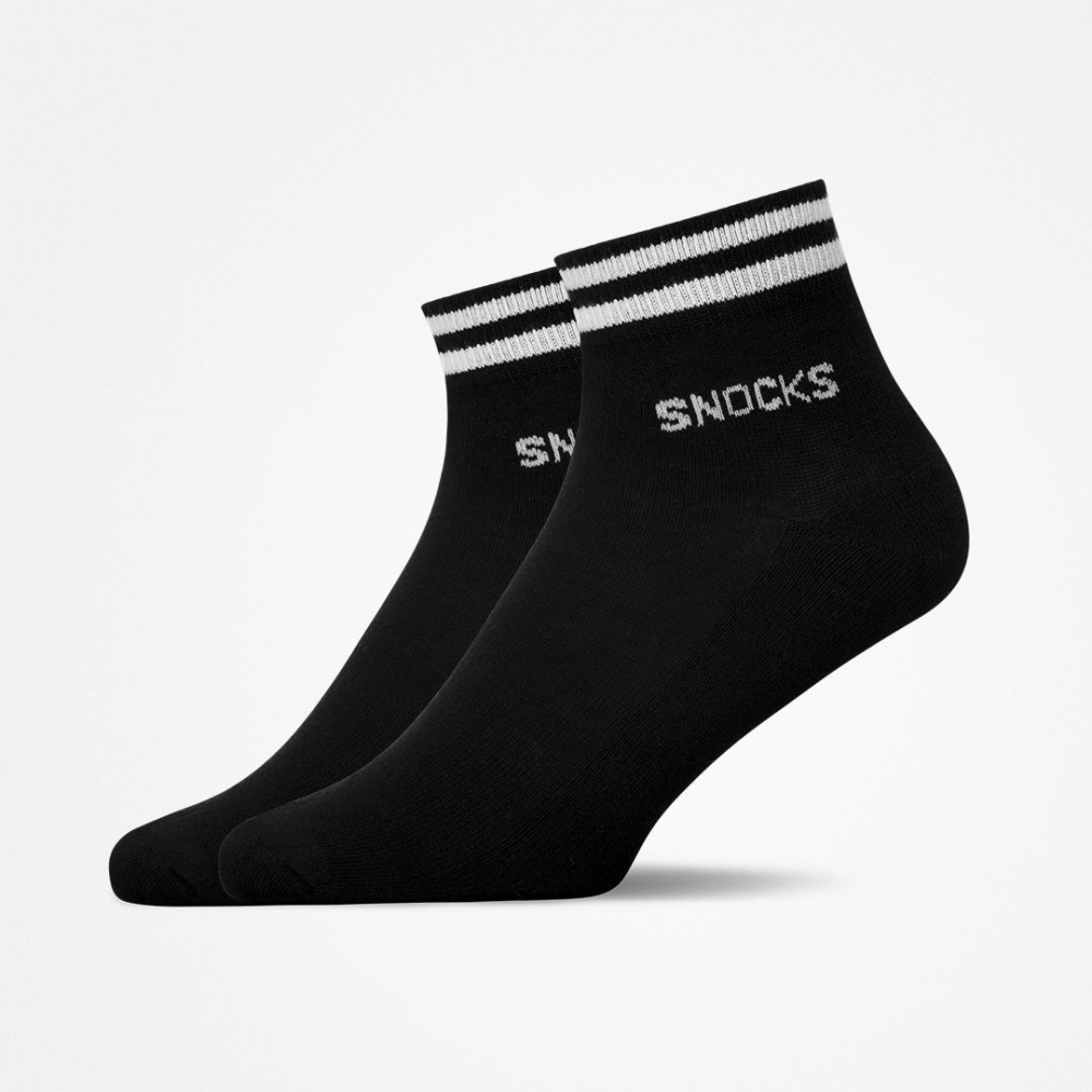 Snocks Sneaker Socks Socken in Schwarz