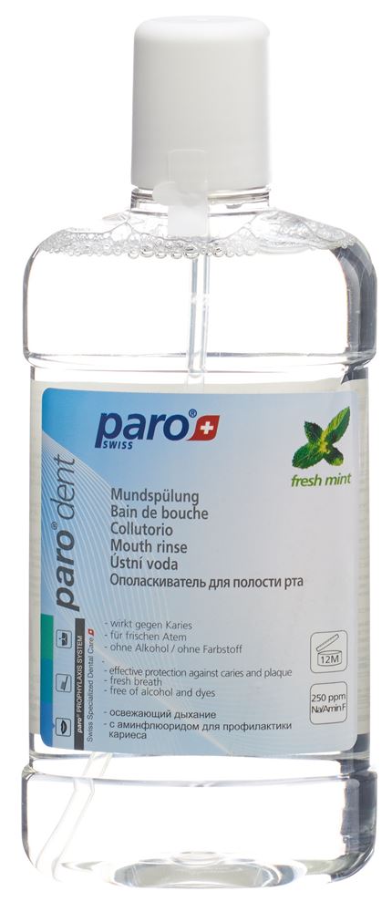 PARO Dentalspülung liq mit Aminfluorid 500 ml