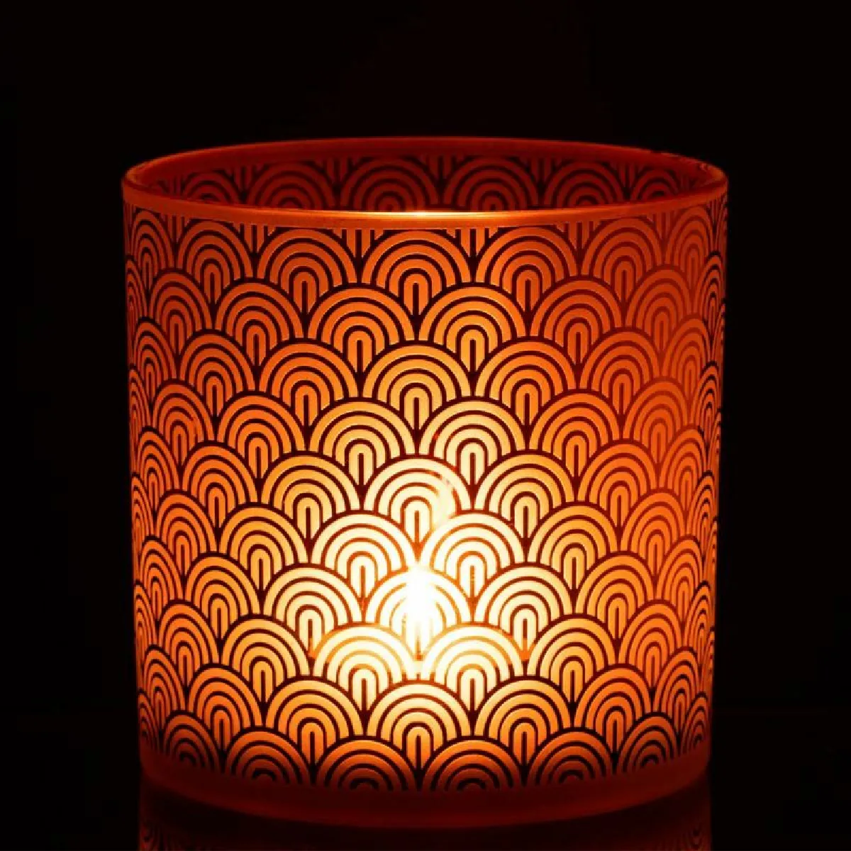 Paris Prix Photophore Déco Arc - Orange