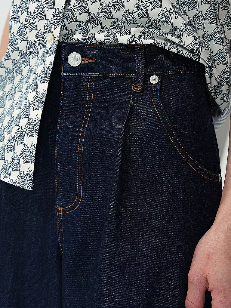 OFFICINE GENERALE Jeans Wide Leg MOENA dunkelblau