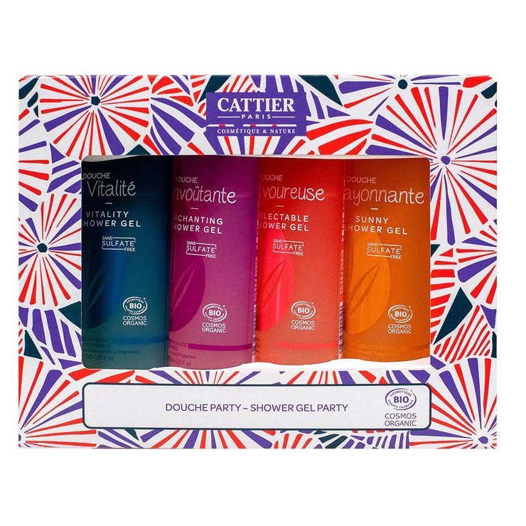 Coffret Noël douche Party gel douche 4x40ml