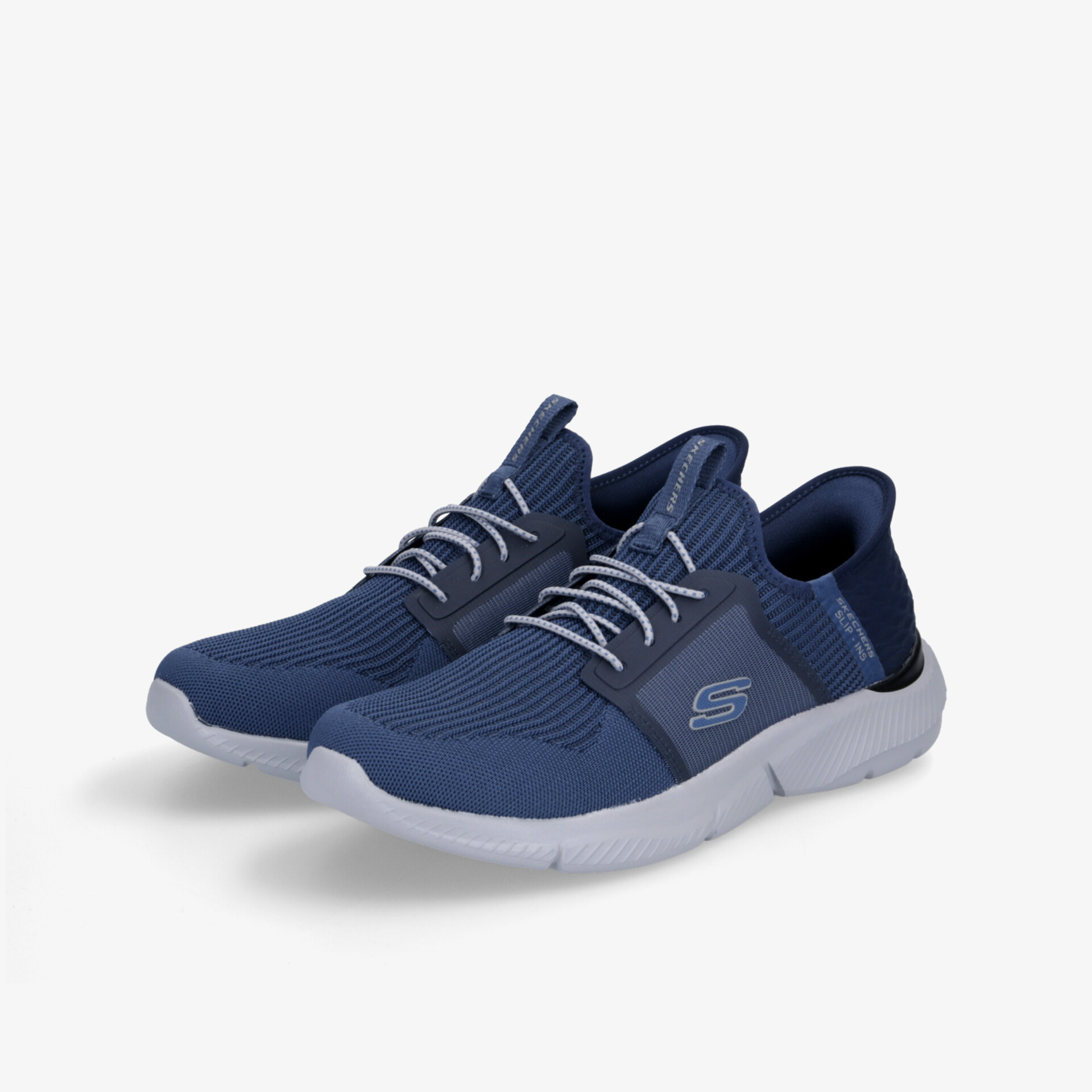 SKECHERS Herren Slip On Schuhe - Blau | Reno.de