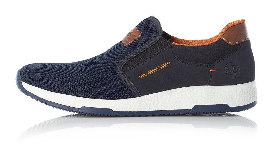 Rieker Slip-On Sneaker  Casual Slipper, Freizeitschuh, Schlupfschuh mit Kontrastnaht