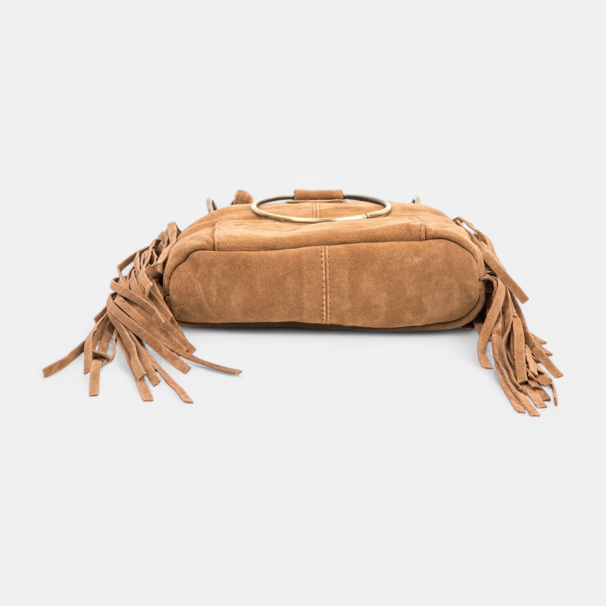 Sac bandoulière en cuir cognac