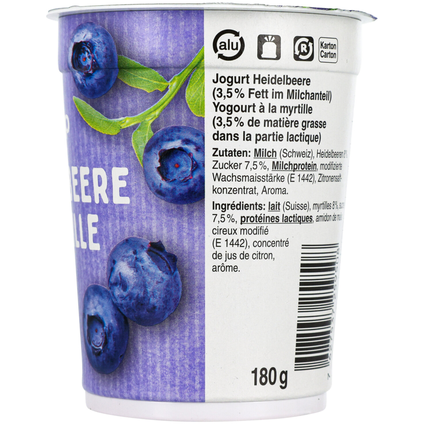 Joghurt Heidelbeere 2x180g