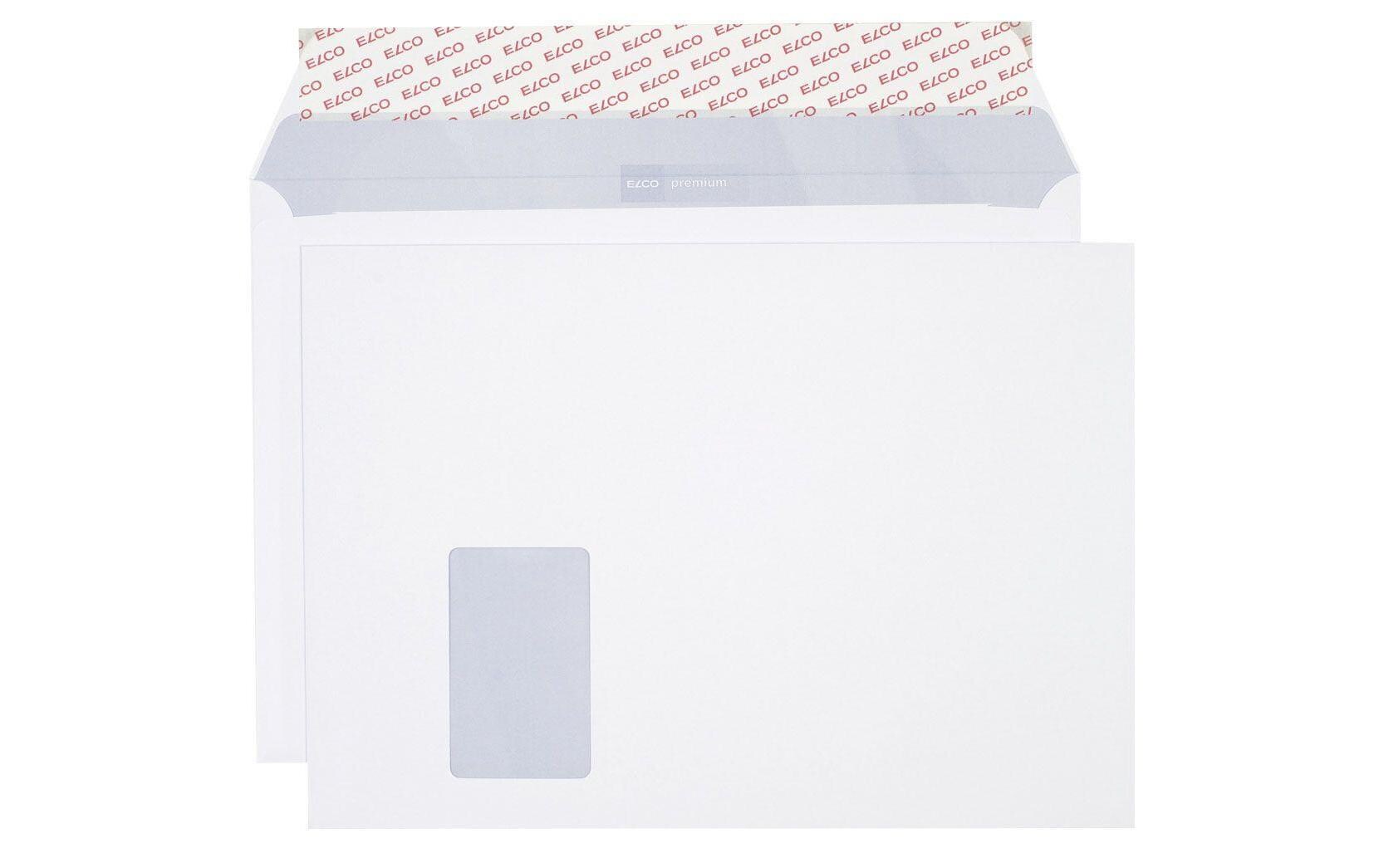 Couvert Premium C4 mit Fenster links, 250 StückElco Premium Couvert C4 à 250 Stück