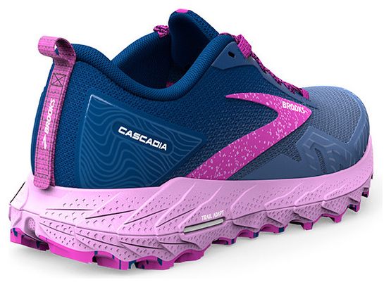 Chaussures de Trail Brooks Cascadia 17 Bleu Violet Femme 39