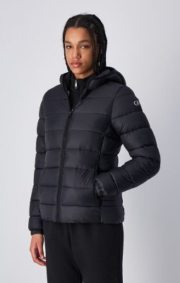ChampionHooded Polyfilled Jacket - schwarz