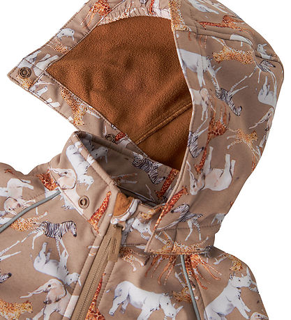 Name It Softshelljacke m. Fleece - NmnAlfa08 - Berg Trail/Sa