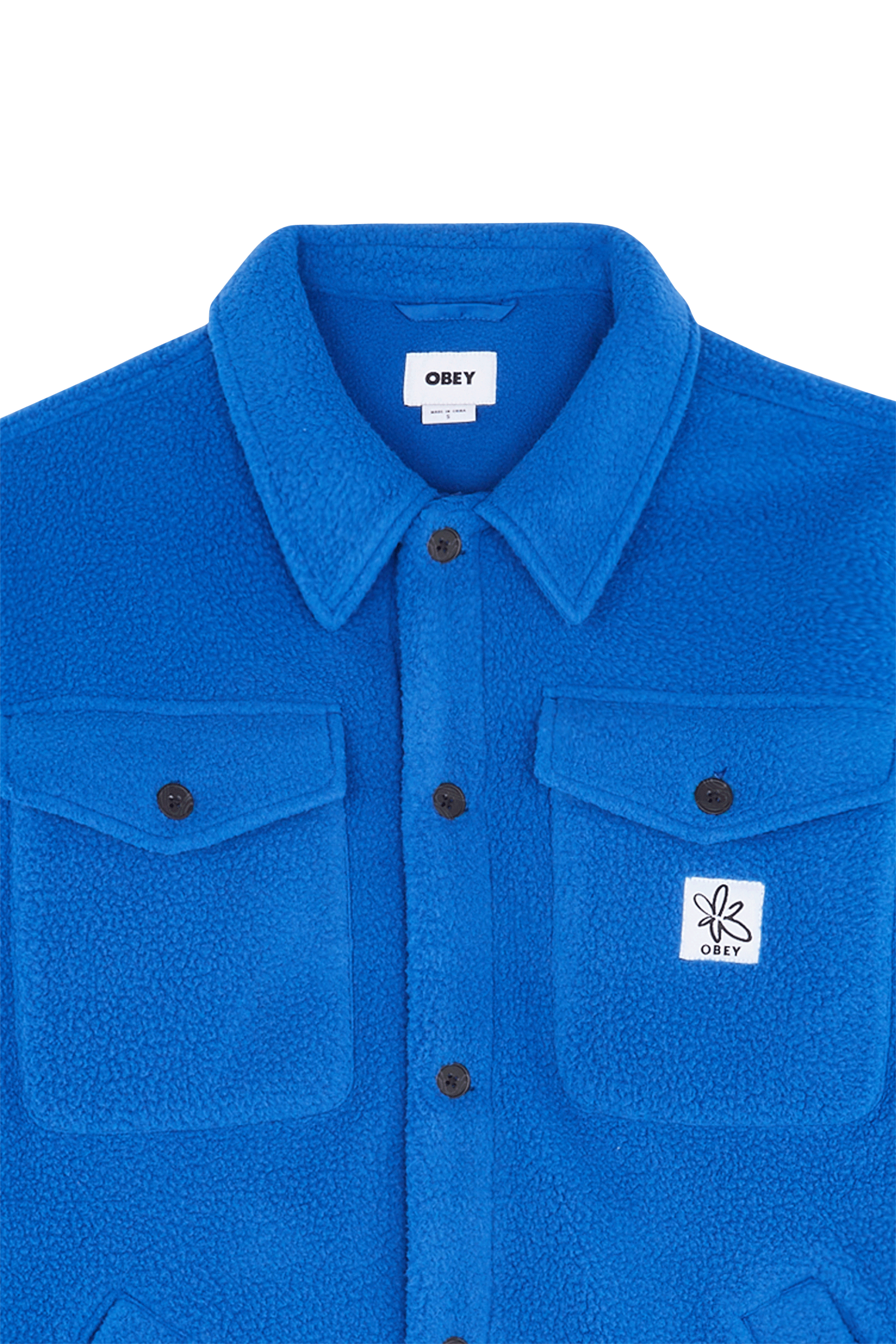OBEY Veste OBEY BROOKLYN SHIRT JACKET Bleu