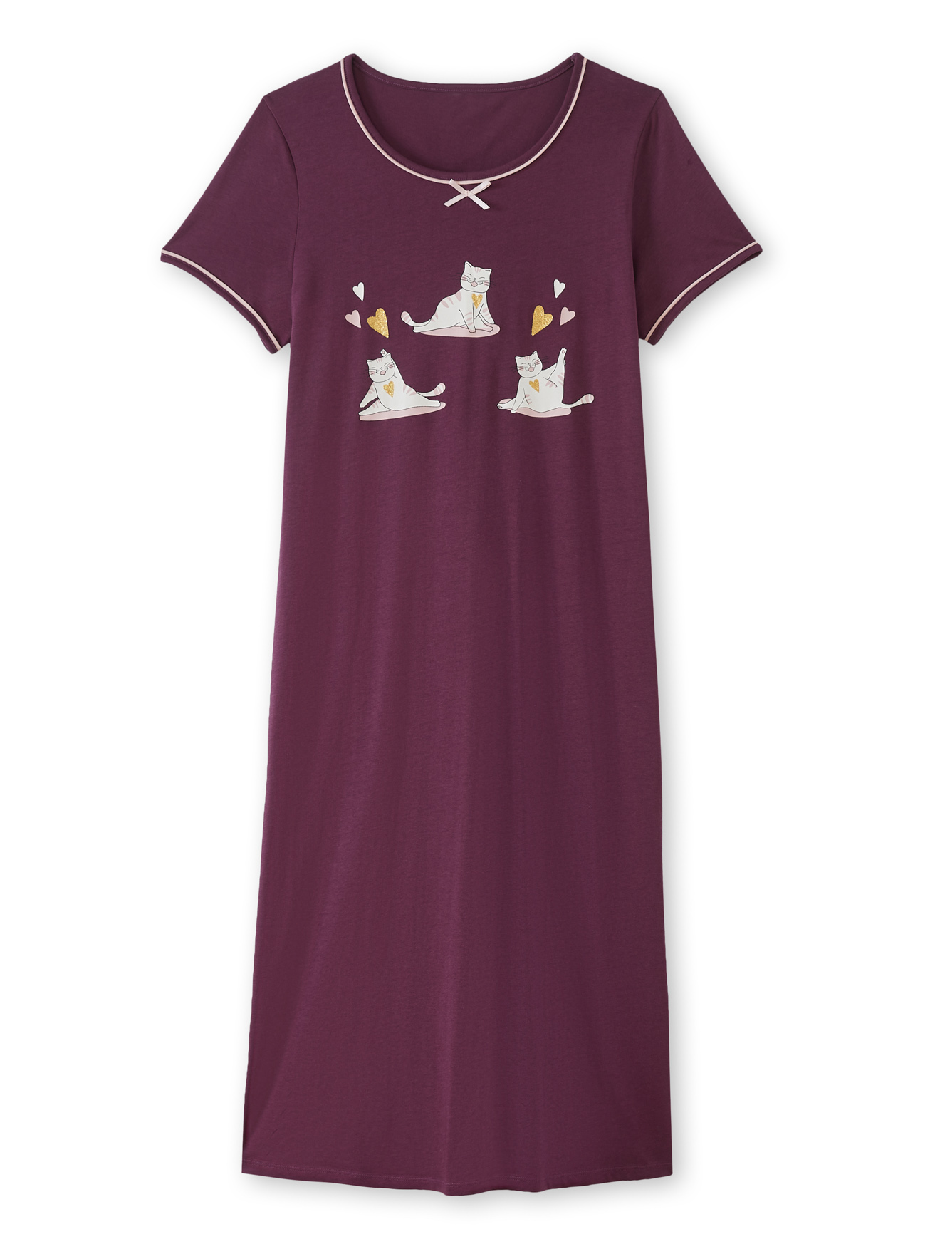 Lot de 2 chemise de nuit longues