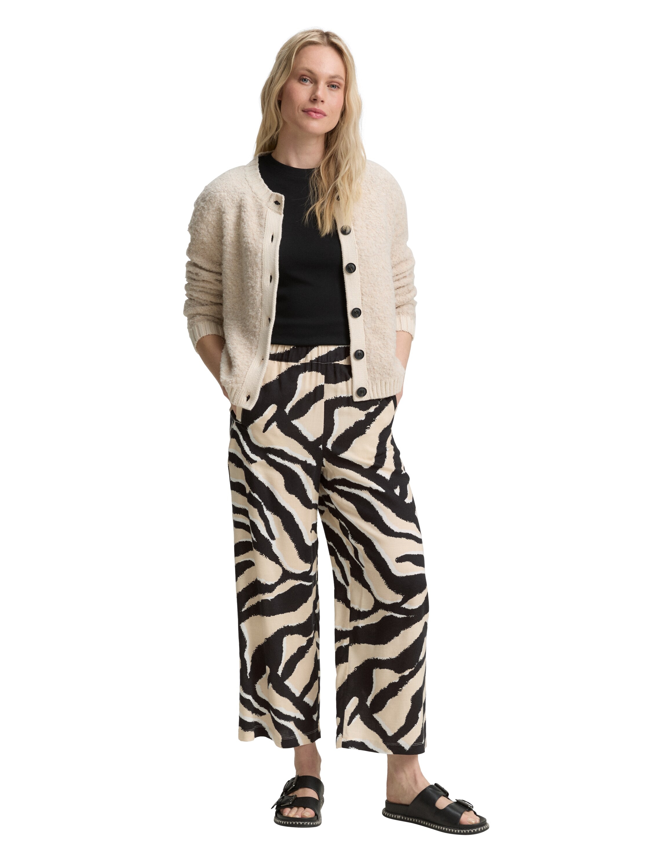TOM TAILOR Culotte  Sommerhose mit All-Over Print