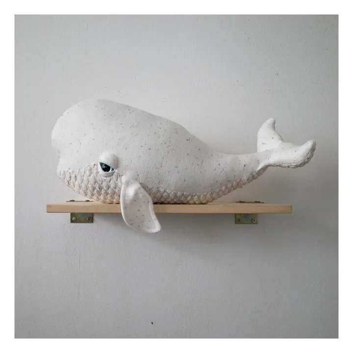 Bigstuffed Peluche géante beluga Albino 55 cm | Blanc
