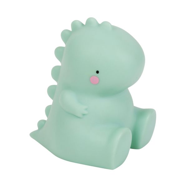 A Little Lovely Company Little Light - T-Rex - Mintgroen