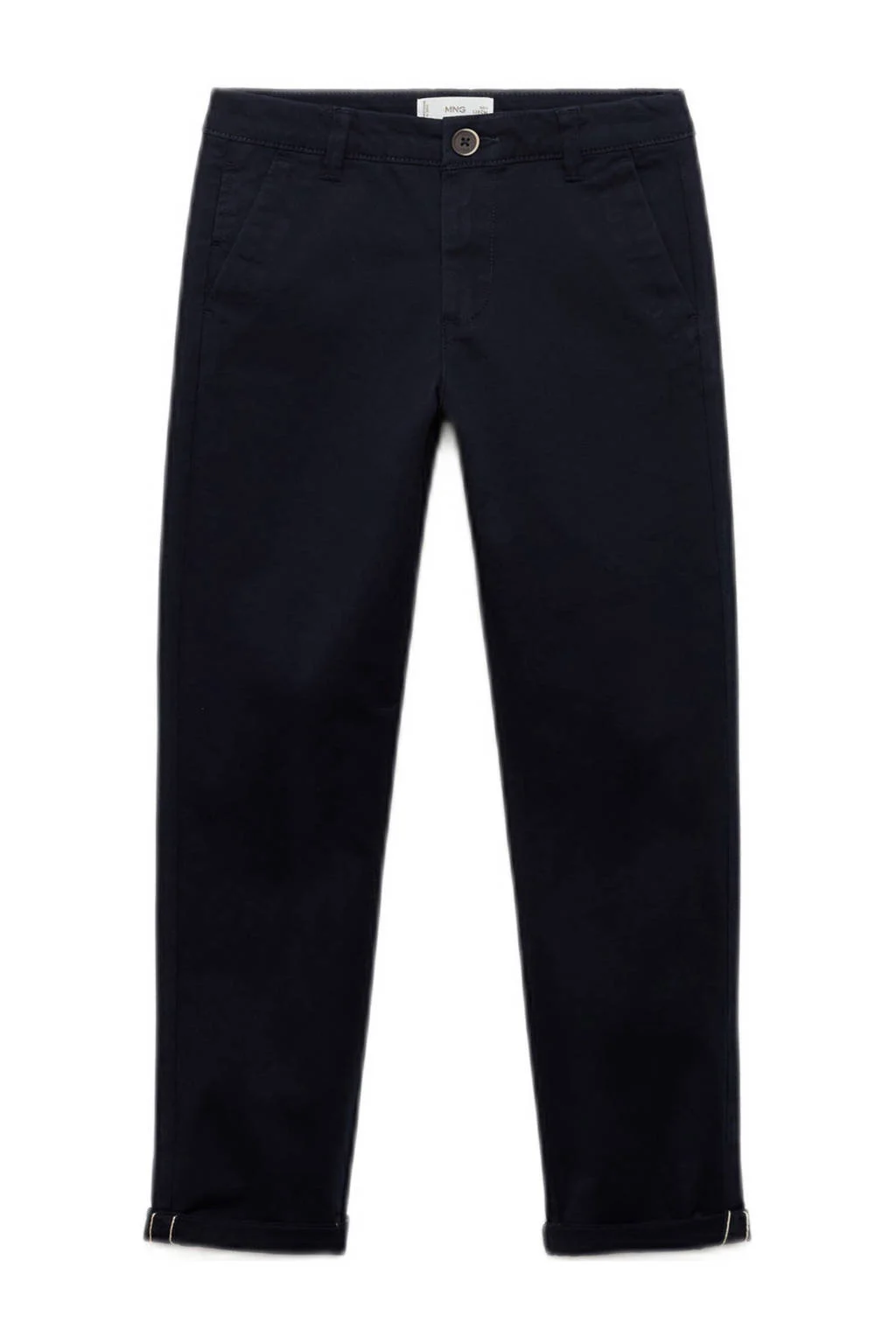 Mango Kids straight casual broek marine