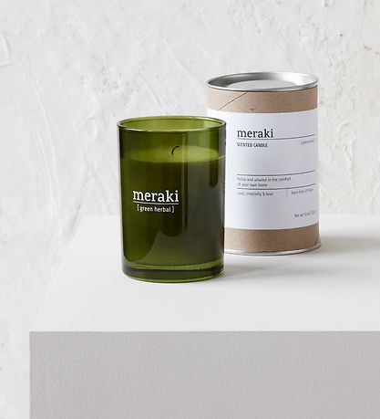 Meraki Duftlys - 220 g - Green Herbal