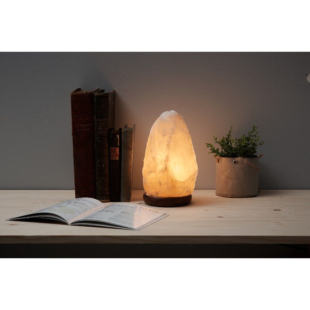 Lampe pierre de sel de l'Himalaya Mességué