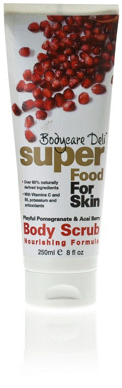 Bodycare Deli Lichaamsscrub Pomegranate & Acai Berry 250ml