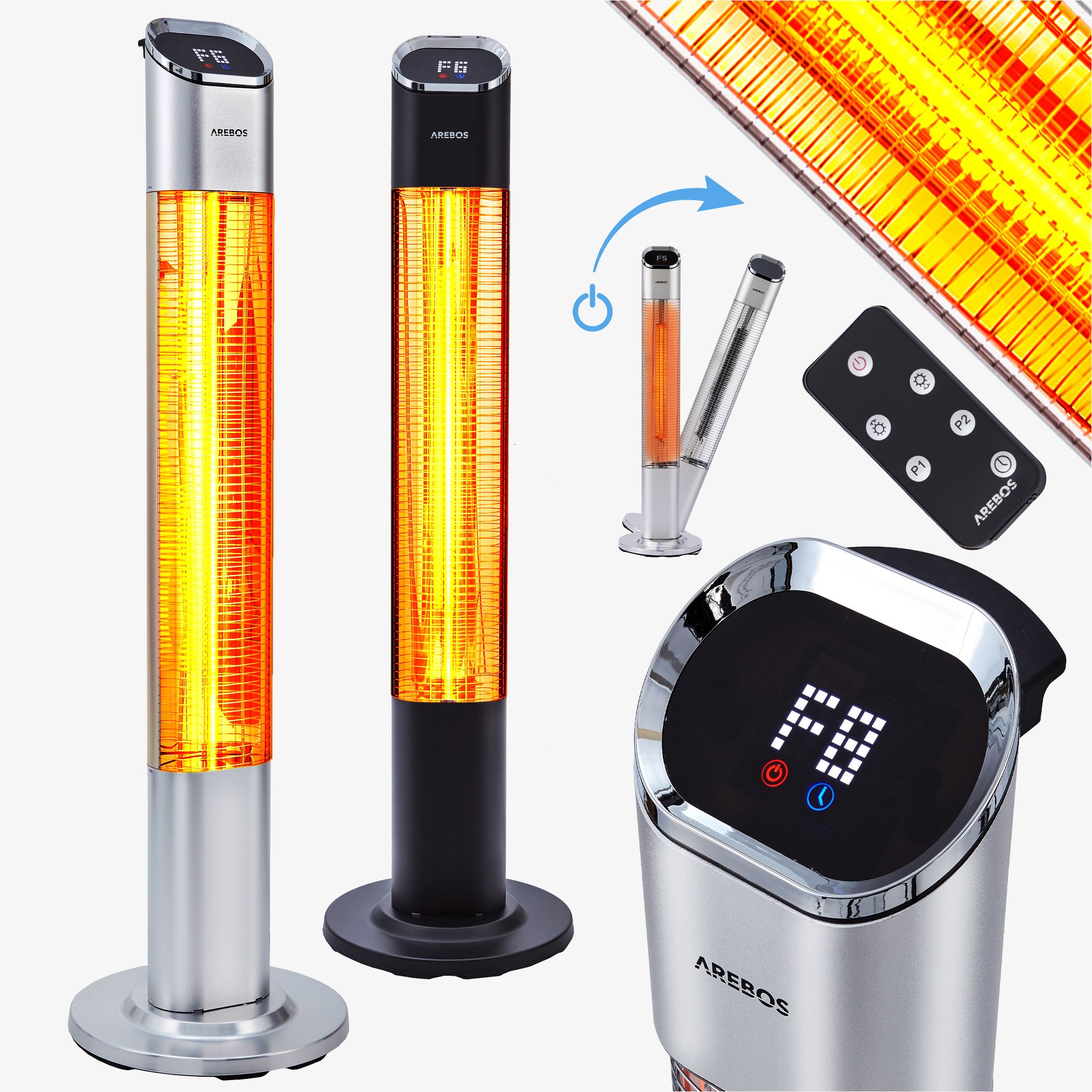 Terrassenheizstrahler Premium 2000W
