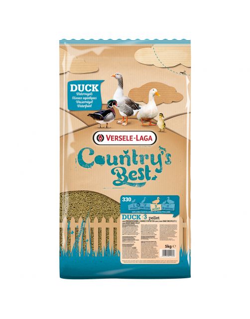 Versele-Laga Country`s Best Duck 3 Pellet 2mm Watervogel - Pluimveevoer