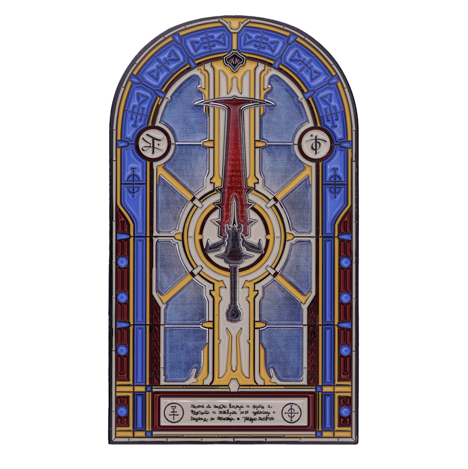 Doom Limited Edition Crucible Sword Stained Glass Window Ingot