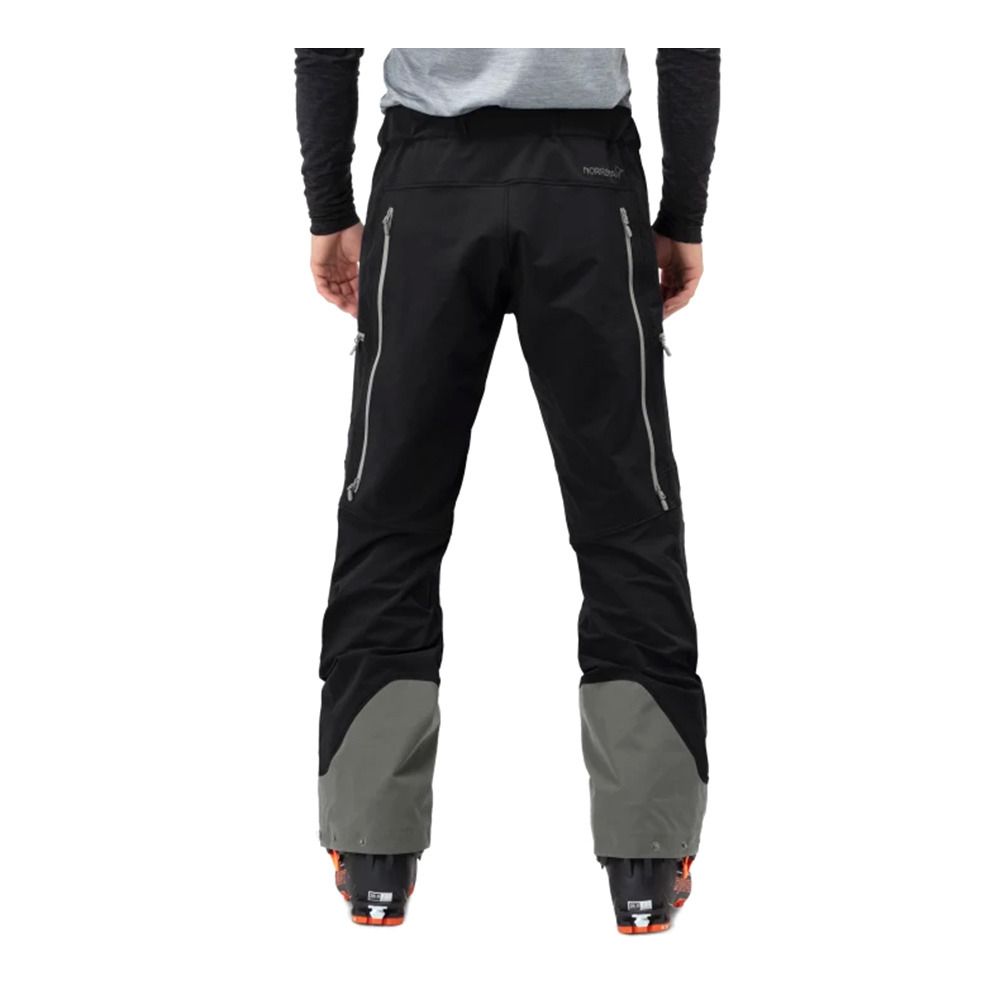 Norrona LYNGEN FLEX1 - Pantalon ski Homme caviar/castor grey