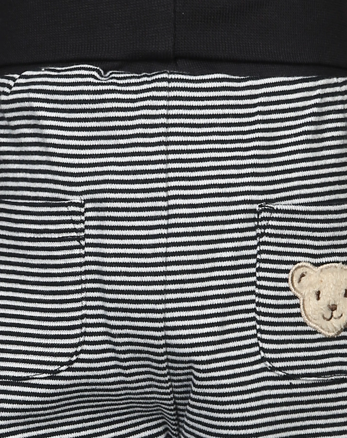 Schlupfhose BASIC gestreift in navy