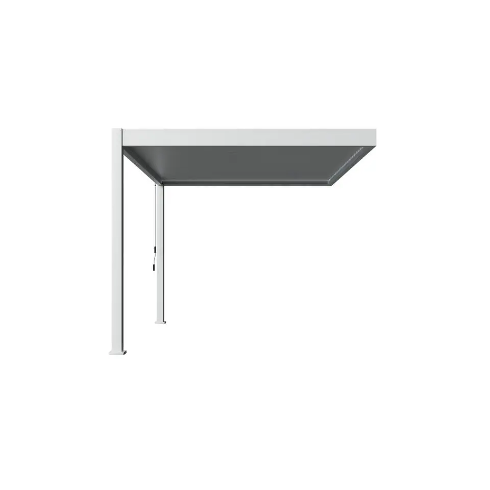 Orion Deluxe overkapping muur 300 x 360 cm wit