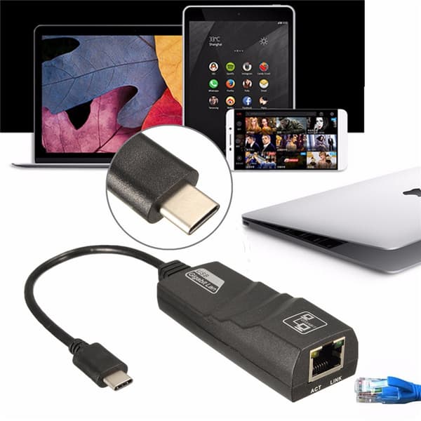 USB-C til Ethernet-adapter
