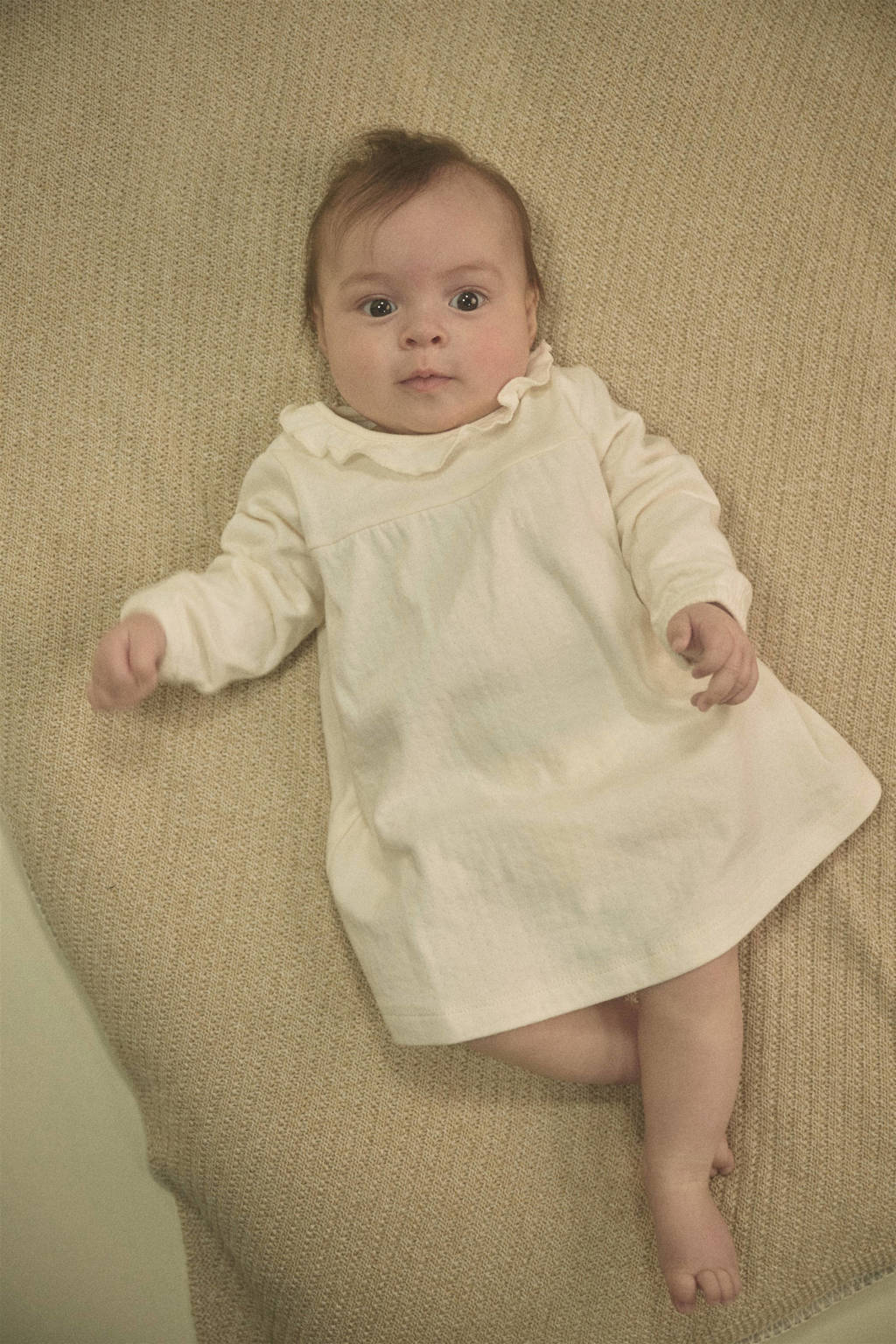 Petite Maison baby jurk Max wit